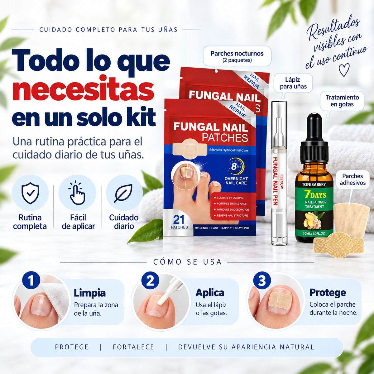 Kit Antimicótico 3 en 1